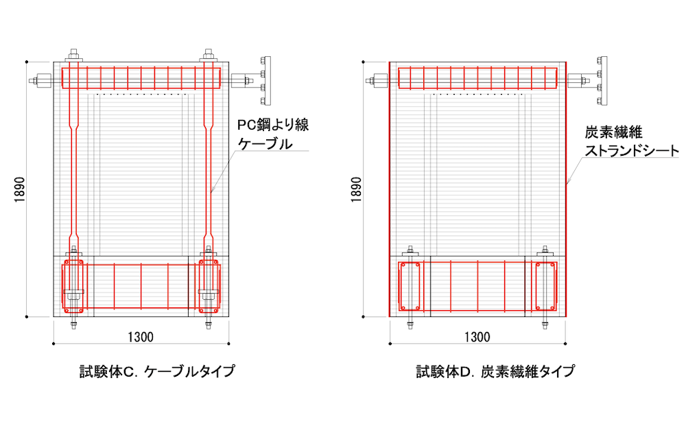 Structural loading test of a 3D printed wall panel at the University of Tokyo lab.