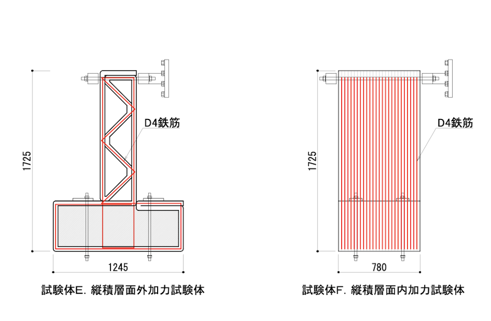 Structural loading test of a 3D printed wall panel at the University of Tokyo lab.