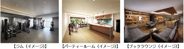 Modern residential architecture facade of Premist Tsurumi Kagetsu Sojiji under blue sky.