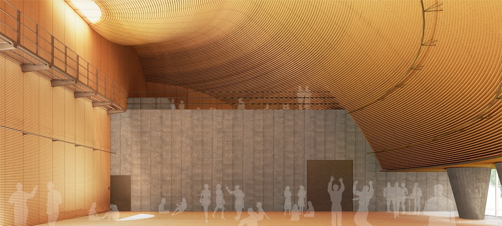 多摩美術大学 上野毛キャンパス新棟が竣工！内藤廣設計の講堂「オクルスホール」の全貌