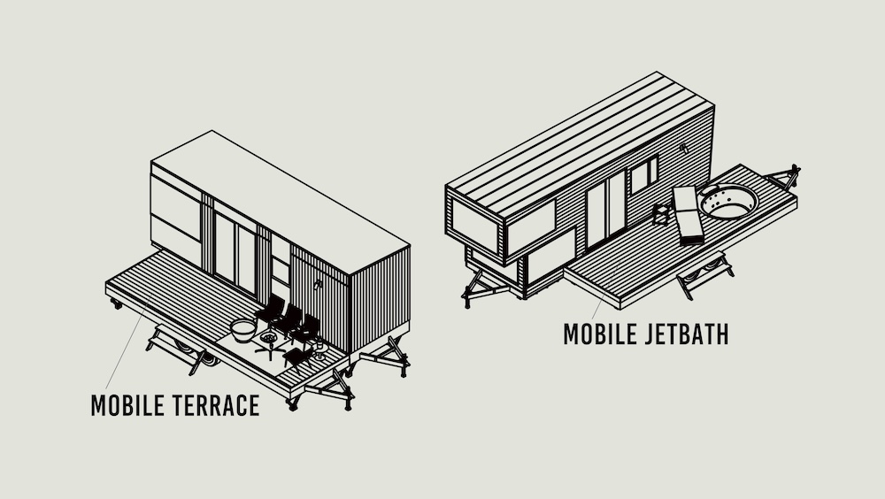 建築規制を突破するトレーラー型キャビン｜国立公園で最短6ヶ月開業を可能にする「動かせるホテル」とは